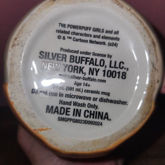 Powerpuff Girls Blossom Ceramic Mug 20 Oz Pink & Orange By Silver Buffalo - Picture 3 of 3